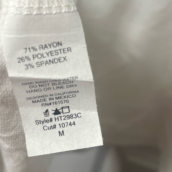 New Ivory Mint Coral Puff Bubble Multi Color Short Sleeve Top Sizes S, M, L - Picture 6 of 6